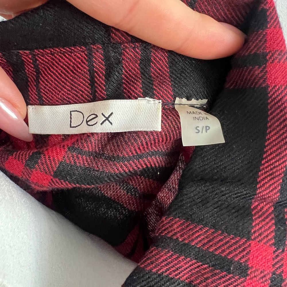 Dex Red and Black Plaid Button-Down Shirt - Picture 5 of 5